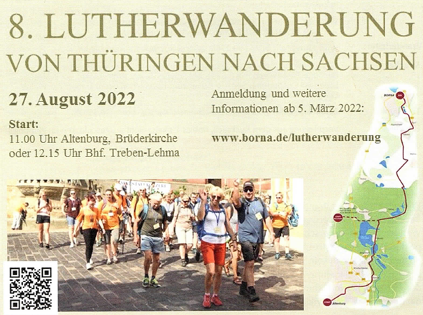 8. Lutherwanderung von Thüringen nach Sachsen